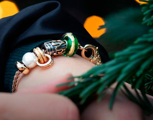 Trollbeads jewellery with a Christmas theme