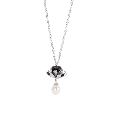 Fantasy Necklace With White Pearl, Polished