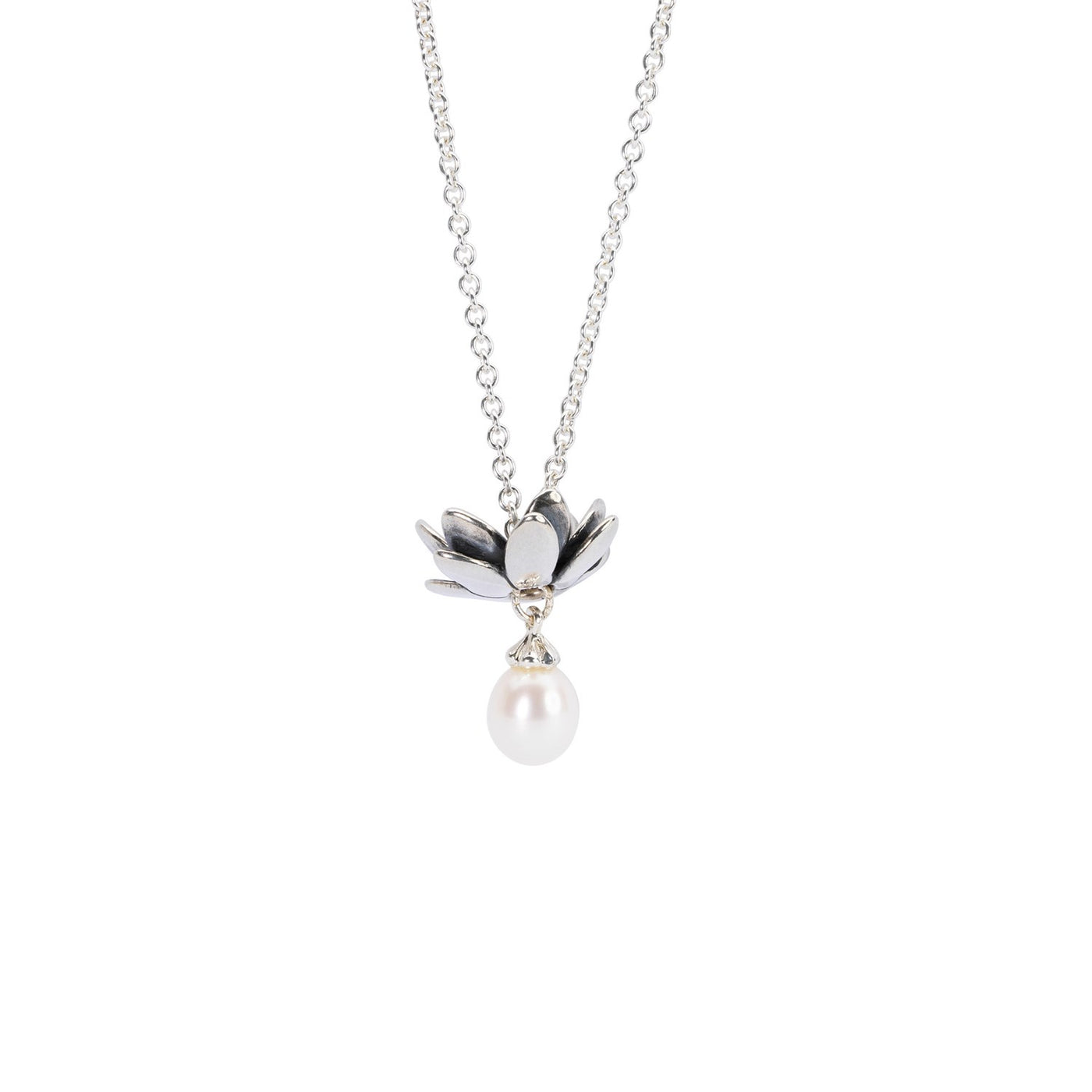 Fantasy Necklace With White Pearl, Polished