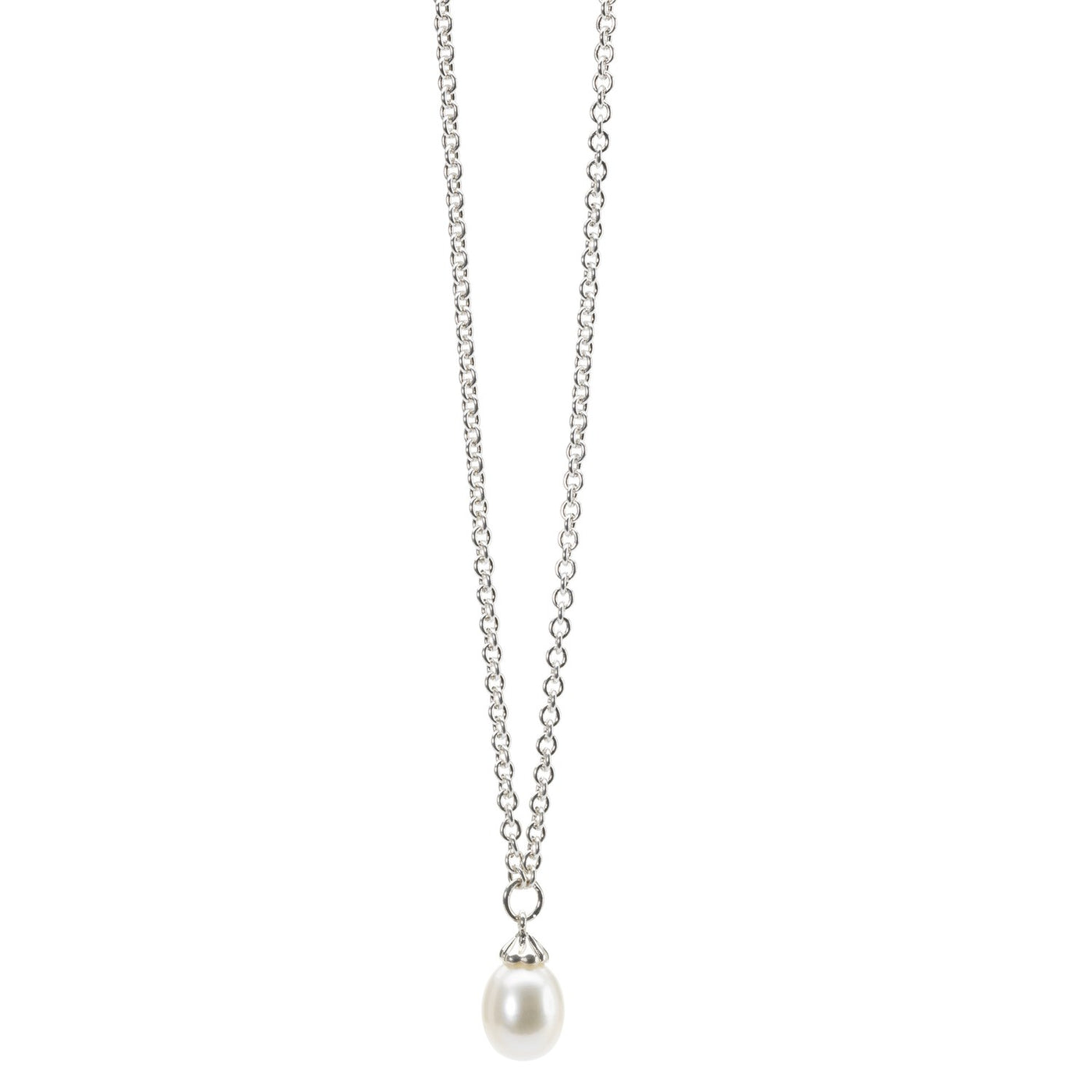 Fantasy Necklace With White Pearl, Polished