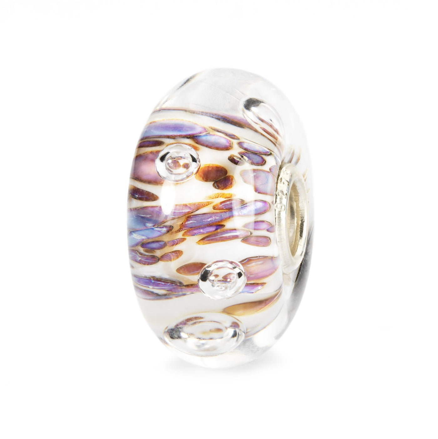 Purple Rippling Bubbles Bead